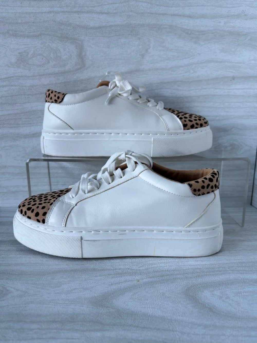 Altar’d State Cheetah Print Platform Sneakers Women’s Size 7